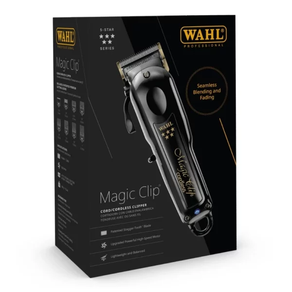 Tondeuse de coupe Magic Clip Cordless Noire Wahl – Image 5