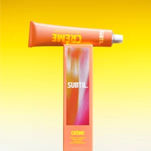 Tube de coloration Crème de la marque Subtil