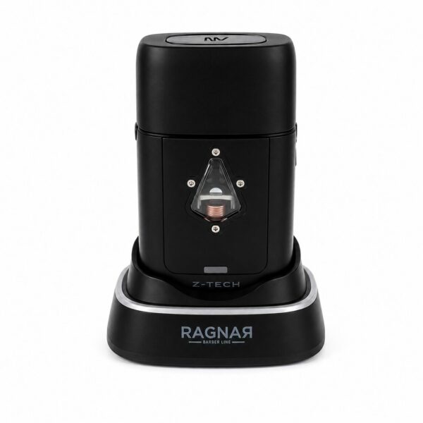 1 Rasoir professionnel Z-Tech Ragnar Barber Line noir avec socle de charge