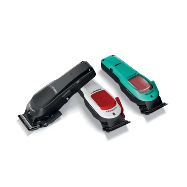 Tondeuse de coupe Boosted Up Gamma Più avec coques noire blanche et verte